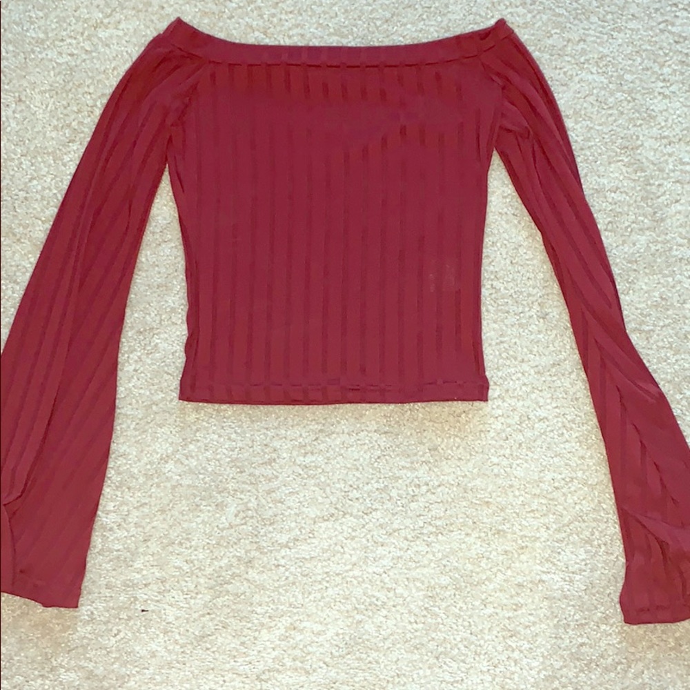 Off the shoulder shirt